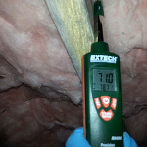 high crawl space humidity reading